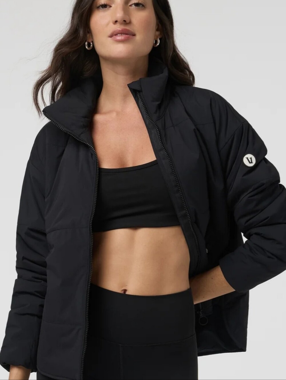 Vuori Black Canyon Insulated Puffer Jacket Women's Small Relaxed Fit